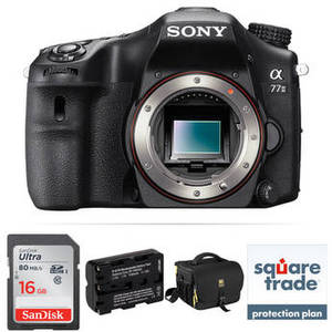 Alpha a77 II DSLR Camera Body Deluxe Kit