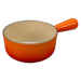 Enameled Cast Iron 1-1/8 Qt. Open Sauce Pot Flame