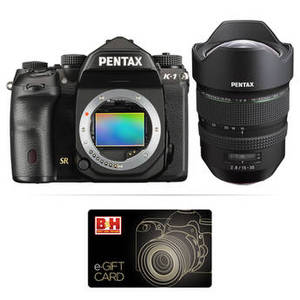 K-1 DSLR Camera with 15-30mm Lens Kit