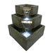 Cascadia Falls Electric Corner Fountain with LEDs