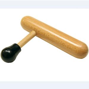 Master Massage Tool Wooden Thumb Saver for trigger point, deep tissue T Shape Press Bar Wood