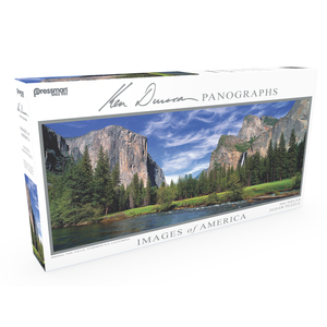 Pressman Toy Images of America 504 Piece Panoramic Puzzle, Bridal Veil Falls