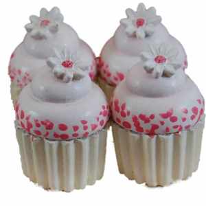 The Queen's Treasures Bakery Collection 4 Pc Mini Cupcakes for 18&quot; American Girl&#174; Doll Furniture & Play Food Accessories