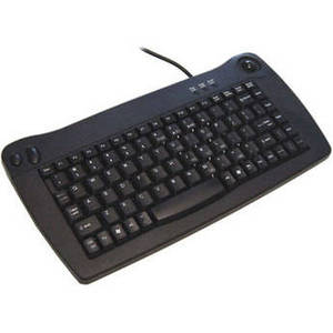 Wired Mini-Trackball Keyboard (Black)
