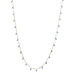 Lita Dyed Turquoise Color Drops Necklace,17"