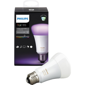 Philips Hue White and Color Ambiance A19 3rd Gen Single Bulb