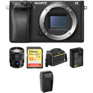 Alpha a6300 Mirrorless Digital Camera with 16-70mm Lens and Free Accessory Kit