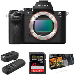 Alpha a7 II Mirrorless Digital Camera Body Deluxe Kit