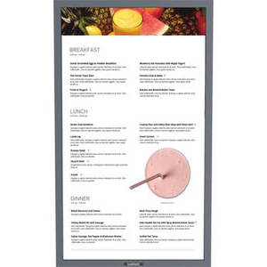 Pro Series 55" Outdoor Digital Signage Portrait Display (Silver)