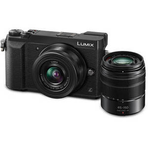 Lumix DMC-GX85 Mirrorless Micro Four Thirds Digital Camera with 12-32mm and 45-150mm Lenses (Black)