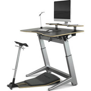 Locus Bundle Pro with Matte Black Desk/Seat, Anti-Fatigue Mat & Accessories (30 x 60")