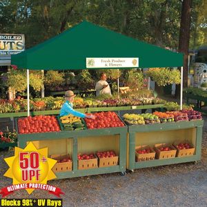 ShelterLogic Pop-Up 12' x 12' Open Top Pro Canopy with Green Cover