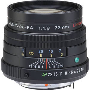 smc PENTAX-FA 77mm f/1.8 Limited Lens (Black)