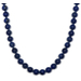 Lita Sterling Silver Lapis Necklace, 24"