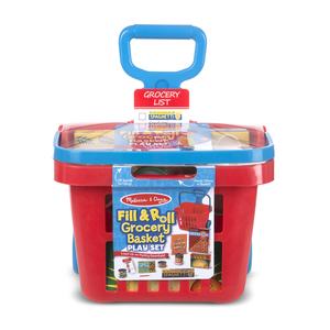 Rolling Grocery Basket Ages 3+ Years