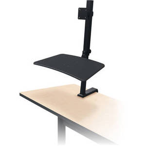 Up-Rite Rear Mount Workstation Single Monitor Mount