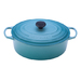 Enameled Cast Iron 6-3/4 Qt. Oval French Oven Carribean