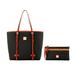Pebble Grain East West Shopper and Tech Top Zip Pouch