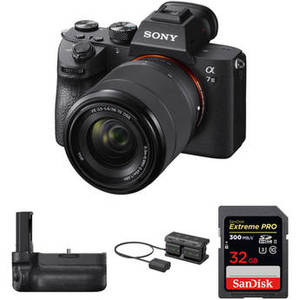 Alpha a7 III Mirrorless Digital Camera with 28-70mm Lens and Vertical Grip Kit