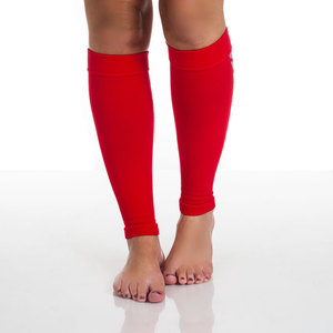 Remedy Calf Compression Running Sleeve Socks - XL/Red