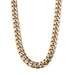 PalmBeach Jewelry Men's Curb Link Chain in Yellow Gold Tone 30"