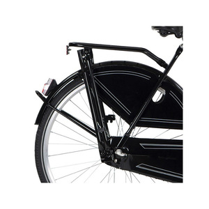 Hollandia Rear Rack & Kickstand, Black