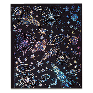 Melissa & Doug Scratch & Sparkle 30 Sht Soft Scratch Glitter Board