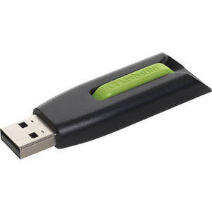 16GB Store 'n' Go V3 USB 3.0 Flash Drive (Green/Black)
