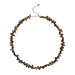Genuine Smokey Quartz Briolette Sterling Silver 16"+2" extender Necklace