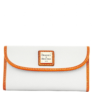 Pebble Grain Continental Clutch