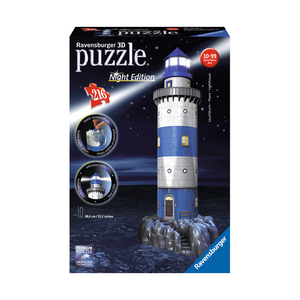 Ravensburger 3D Puzzle - Lighthouse - Night Edition: 216 Pcs