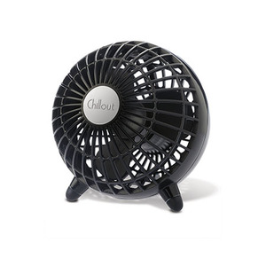 Chillout USB/AC Personal Fan Black