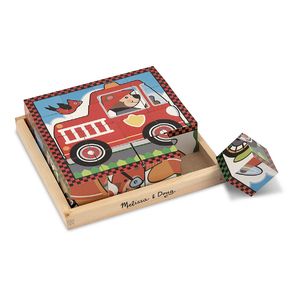 Melissa & Doug Vehicles Cube Puzzle