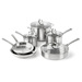 10pc Classic Stainless Steel Cookware Set