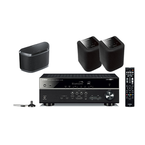 MusicCast Entertainment Bundle - AV Receiver & 3-Speakers w/ Alexa Compatibility