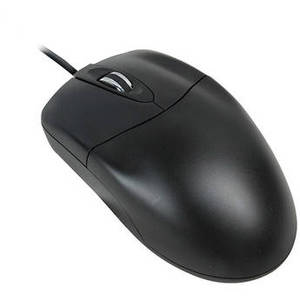 3 Button Desktop Optical Scroll Mouse (USB, Black)