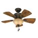 Classic Watson 34" Ceiling Fan New Bronze Finish