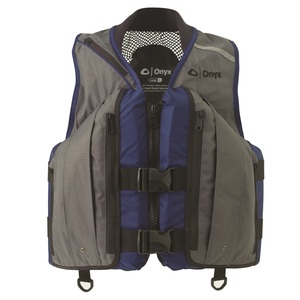 Onyx Outdoor Mesh Deluxe Sport Vest-Charcoal/Nav-3XL
