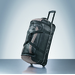 Andante Drop Bottom 32" Wheeled Duffel Black/Gray