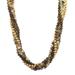 Lita Sterling Silver Multi Row Smokey Quartz, Agates, Pearls And Quartz Necklace