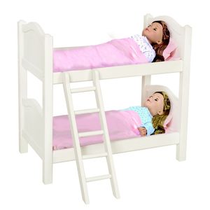 Guidecraft Doll Bunk Bed- White