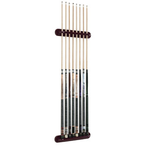 Viper Traditional Mahogany 8 Cue Wall Cue Rack