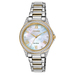 Ladies POV Eco-Drive Two-Tone Watch Mother-of-Pearl Dial