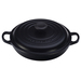 Enamaled Cast Iron 1.5 Qt Braiser Matte Black