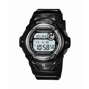 Baby G-Ladies Vivid Color Gloss Watch Black