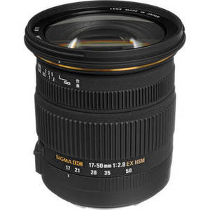 17-50mm f/2.8 EX DC OS HSM Zoom Lens for Canon DSLRs with APS-C Sensors