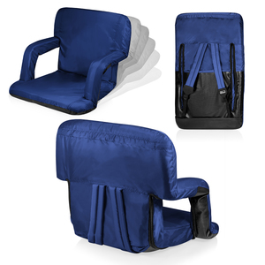 Picnic Time Ventura Seat Portable Recliner Chair - Navy