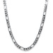 PalmBeach Jewelry Men's 10.5 mm Figaro-Link Chain in Silvertone 30"