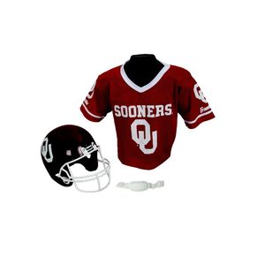 Franklin Sports NCAA University of Oklahoma Sooners Helmet/Jersey Set