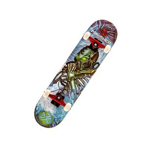 Punisher Skateboards Alien Rage 31.5-inch Complete Skateboard with Concave Deck